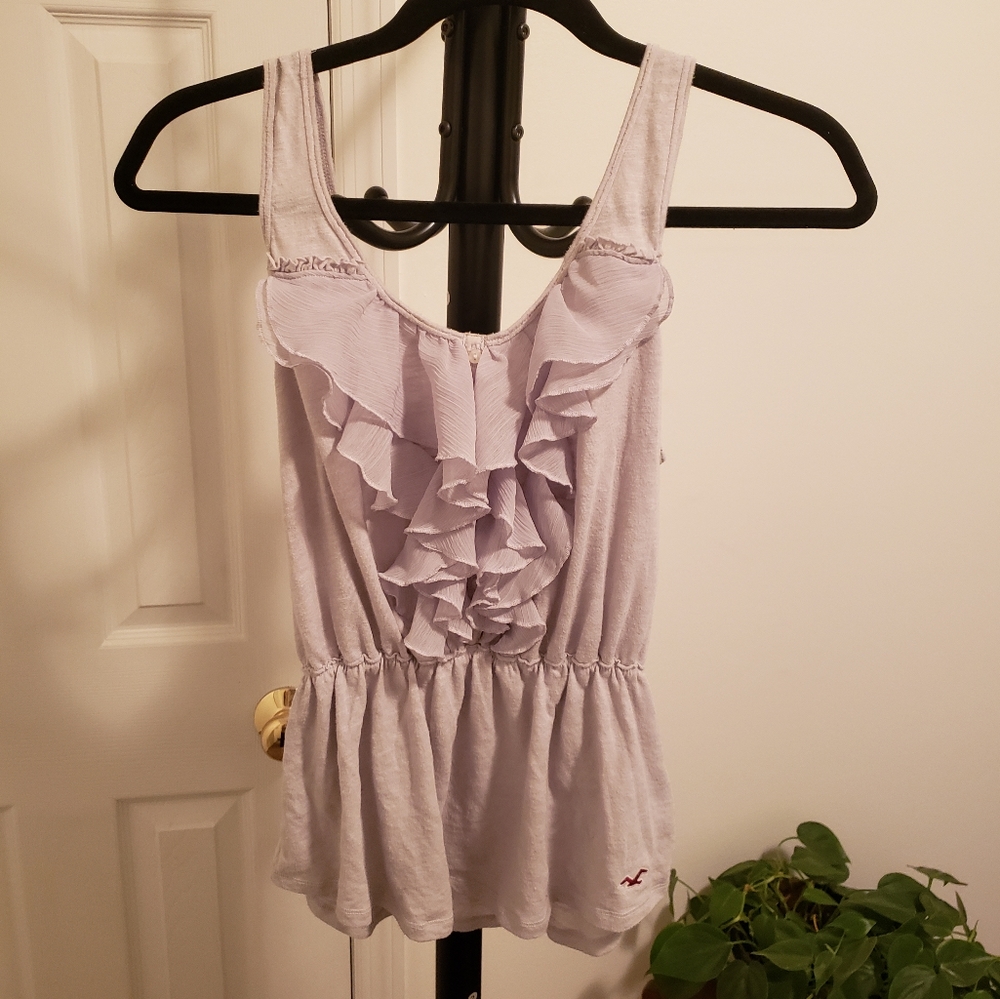☘5/$25~Hollister Ruffled Tank Top